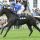 Nice Nelly beim Aufgalopp mit Sabrina Wandt in Hoppegarten. www.galoppfoto.de - Frank Sorge