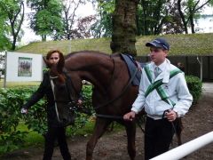 Hey Little Görl vor dem St. Leger im Führring. Foto: Karina Strübbe