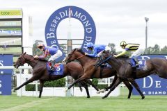 Sieger in Royal Ascot: Hurricane Run mit Christophe Soumillon in den King George VI and Queen Elisabeth Diamond Stakes. www.galoppfoto.de - Frank Sorge