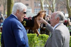 Entschieden sich für Hoppegarten und verpassten den Listensieg von Night Wish in Köln: Hans-Gerd Wernicke/Stall Salzburg (links) und Trainer Wolfgang Figge. www.galoppfoto.de - Frank Sorge