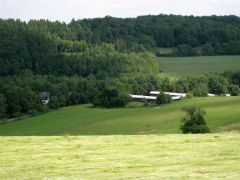 Das Gestüt Ohlerweiherhof aus der Vogelperspektive. Foto: Gestüt Ohlerweiherhof