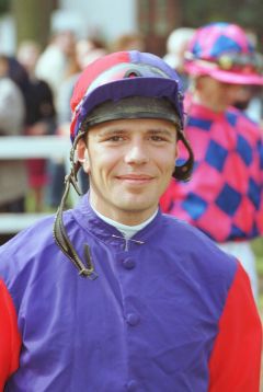 Jockey Marc Timpelan im Portrait 2002. ©galoppfoto - Frank Sorge