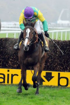 Kauto Star mit Ruby Walsh als Sieger in den The Lancashire Chase. Foto:  JJ Clark