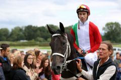 Lili Moon mit Rafael Schistl nach dem Escada Cup. Foto: Dr. Jens Fuchs