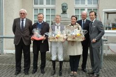 Siegerehrung mit Waldemar Hickst, Filip Minarik. Foto Gabriele Suhr