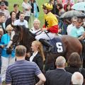 Landet in Baden-Baden einen Gr. III-Treffer: Adoya in den Farben des Stalles Waldecker Stern mit Fabien Lefebvre. www.galoppfoto.de - Frank Sorge