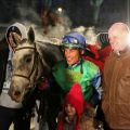 Anarchie mit Alexander Pietsch und Trainer Ralf Rohne am 08.02.2015 in Neuss. Foto: Dr. Jens Fuchs