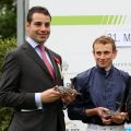 Marco Botti, der das Mehl-Mülhens Rennen nach 2011 mit Excelebration bereits zum zweiten Mal gewinnt und Ryan Moore (Foto: Dr. Jens Fuchs)
