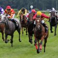 Liber gewinnt unter Eddie Pedroza den Hoppegartener Sprint-Cup. www.galoppfoto.de - Sabine Brose