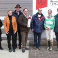 siegerehrung mit Frau Helga von Randow, Frau Sieberts, Präsident Jan Vogel, Reiterin Jeanette Verheyden und Besitzertrainerin M. Berrevoets-Uivel (Foto Suhr)