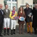 Siegerehrung mit Jan Schreurs, Janine Ratring, Miguel Lopez, Marion Weber, Ferdind J. Leve. Foto: Gabriele Suhr