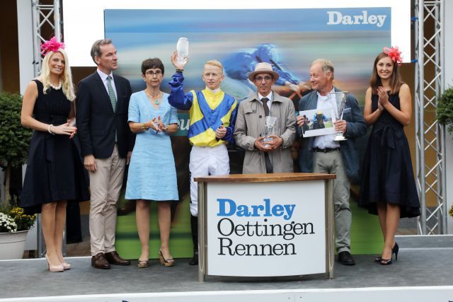 The last Darley Oettingen-Rennen? Ancient Spirit's Team 2018. www.galoppfoto.de