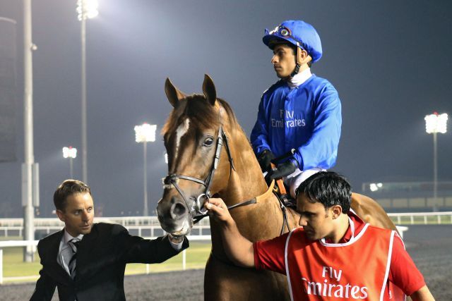 Hunter's Light gewann die Dubai Millenium Stakes, damals noch ein Listenrennen, im letzten Jahr. www.galoppfoto.de - Frank Sorge