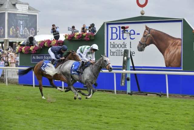 Alpinista verweist Tuesday in den Yorkshire Oaks auf Platz zwei. www.galoppfoto.de - JJ Clark