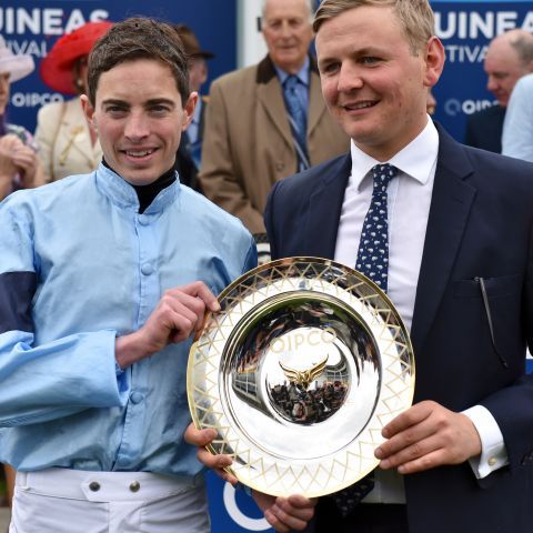 James Doyle und George Boughey nach den 1000 Guineas. www.galoppfoto.de - JJ Clark