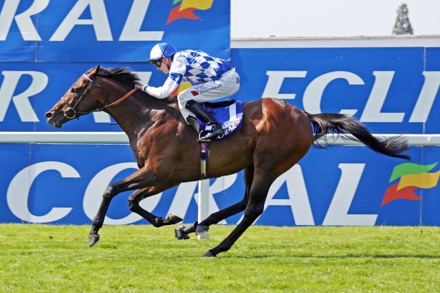 Auch deutsche Züchter sind beteiligt am Deckhengst-Neuzugang Al Kazeem - hier mit James Doyle als Sieger in den Coral-Eclipse Stakes. www.galoppfoto.de - Mark Rose