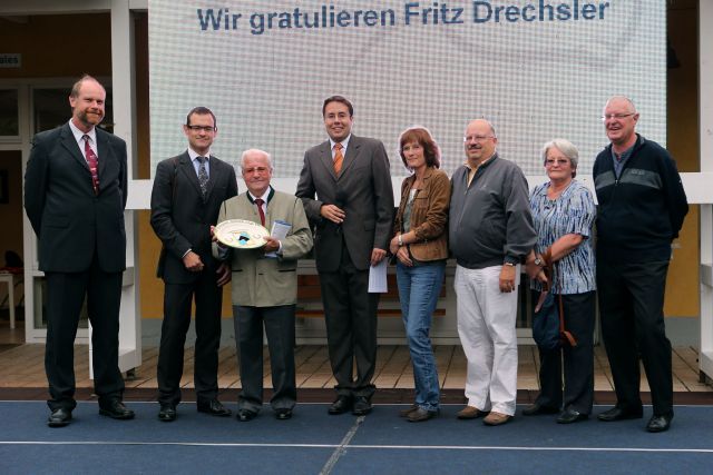 Ehrung für Fritz Drechsler in Iffezheim. www.klatuso.com - Klaus-Jörg Tuchel