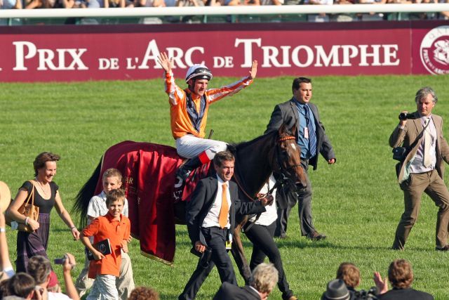 Keine Chance zur Titelverteidigung - Arc-Siegerin Danedream. www.galoppfoto.de - Frank Sorge