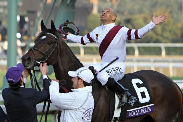 Royal Delta gewinnt den Breeders' Cup Ladies' und Mike Smith avanciert zum erfolgreichsten Breeders' Cup-Jockey aller Zeiten. www.galoppfoto.de - Petr Guth