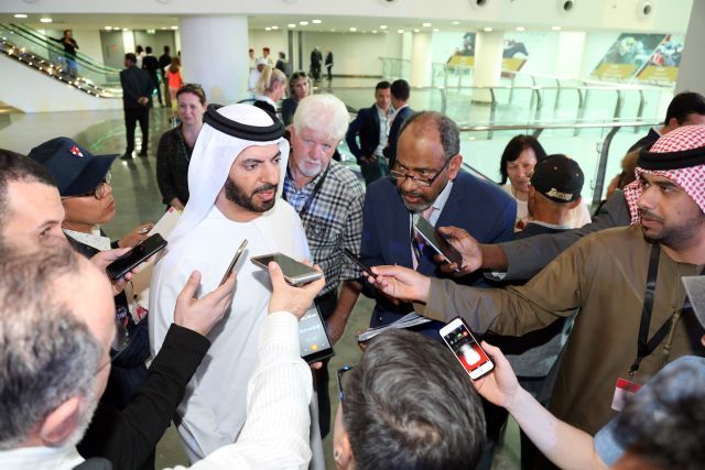Infos aus erster Hand: Saeed Bin Suroor in Meydan. www.galoppfoto.de
