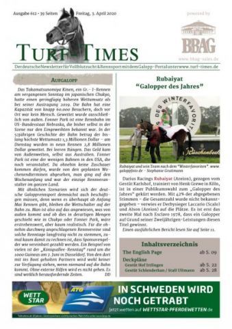 Die Ausgabe des neuen Turf-Times Newsletter ist fertig!