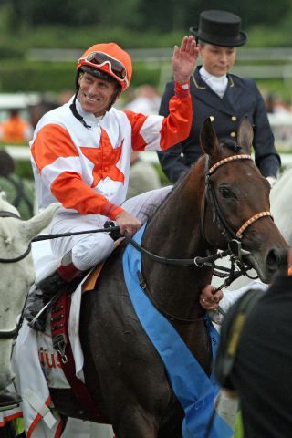 Pastorius, Derbysieger des letzten Jahres und Sieger im Prix de Ganay in diesem Jahr, liegt auf Platz 13 der Weltrangliste. www.galoppfoto.de - Frank Sorgech dem Sieg im 143. Deutschen Derby. www.galoppfoto.de - Frank Sorge