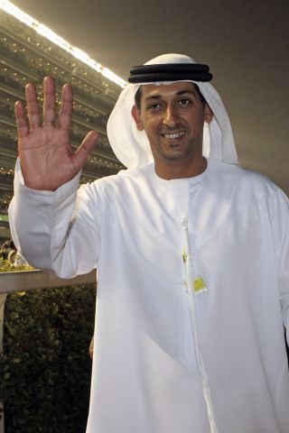 Mahmood Al Zarooni nach dem Sieg von Monterosso im Dubai World Cup 2012. www.galoppfoto.de