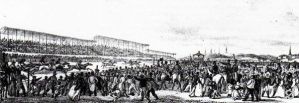 1835 - erste Rennen auf Wandsbecker Feldern