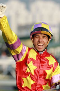 Idol und Weggefährte, Hongkongs Championjockey Joao Moreira. www.galoppfoto.de - Frank Sorge
