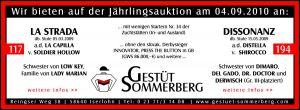 Anzeige Gestüt Sommerberg