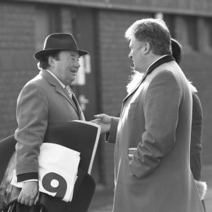 Die Protagonisten der Trainerszene im englischen NH-Sport -  Nicky Henderson (li.) und Paul Nicholls. Foto: Toby Connors