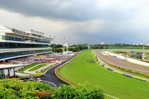 Die Rennbahn Kranji in Singapur. www.galoppfoto.de - Peeo Ploff