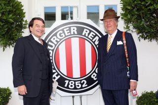 Alles bleibt beim Alten: Präsident Eugen Andreas Wahler (links) und Albert Darboven als &amp;quot;Vize&amp;quot; und Sponsor des IDEE 145. Deutschen Derbys führen weiterhin den Hamburger Renn-Club an. www.galoppfoto.de - Frank Sorge